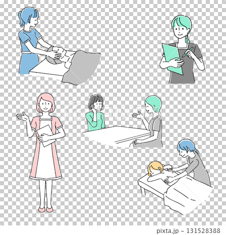 エステサロンでのシーン エステサロンでのシーン 131528388