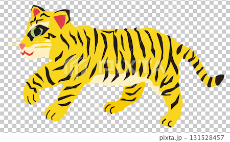 シンプルな虎のイラスト シンプルな虎のイラスト 131528457