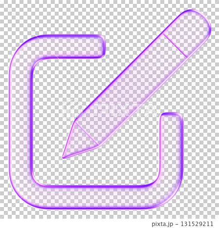 3D glassmorphism pencil icon inside square frame. Minimal style symbol representing writing, editing, note taking, creativity, and documentation 3D glassmorphism pencil icon inside square frame. Minimal style symbol representing writing, editing, note taking, creativity, and documentation 131529211