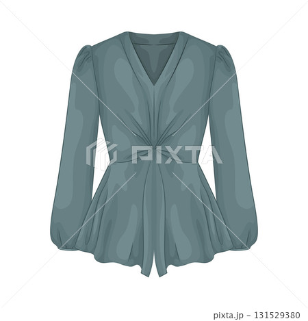 Illustration of blouse 131529380