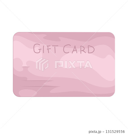 Illustration of gift card Illustration of gift card 131529556