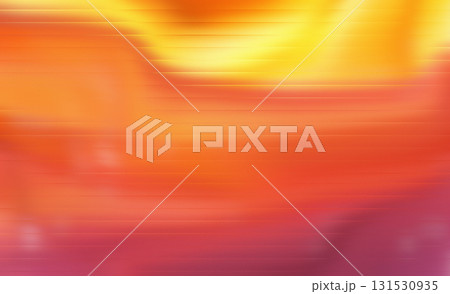 Yellow Orange Red Purple Abstract Background Gradient Motion Blur Horizontal Artistic Vivid Texture Design 131530935