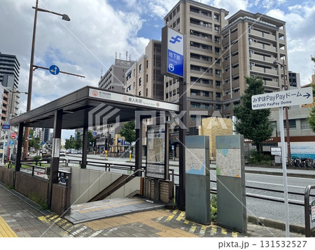 福岡市地下鉄「唐人町駅」出入口 131532527