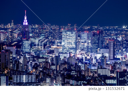 【夜景100選】東京都、サンシャイン60展望台から眺める夜景(新宿方面) 【夜景100選】東京都、サンシャイン60展望台から眺める夜景(新宿方面) 131532671
