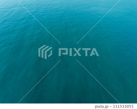 Aerial view of blue sea surface 131533055