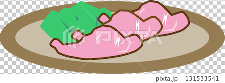 添え野菜とローストビーフ 添え野菜とローストビーフ 131533541