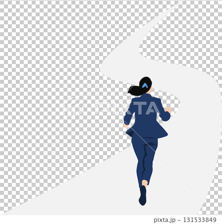 Illustration of a roadmap to achieving your goals 131533849