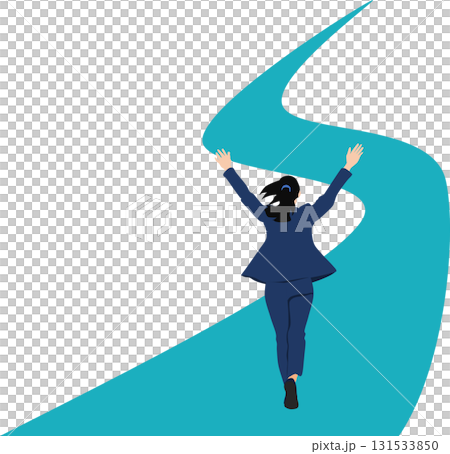 Illustration of a roadmap to achieving your goals Illustration of a roadmap to achieving your goals 131533850