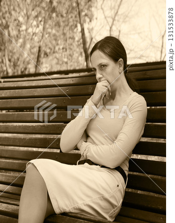 Young girl in the park 131533878