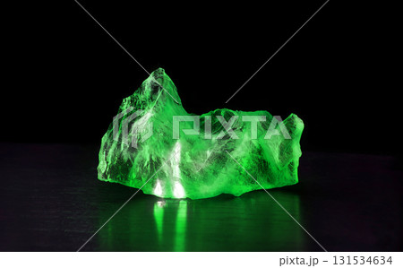 Precious mineral. Piece of Rock crystal Precious mineral. Piece of Rock crystal 131534634