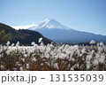 川口湖畔から望む富士山 131535039