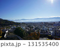 甲府市街に薄くかかる雲海 131535400