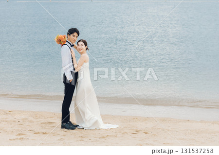 海辺のウェディングフォト 131537258
