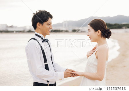 海辺のウェディングフォト 131537618