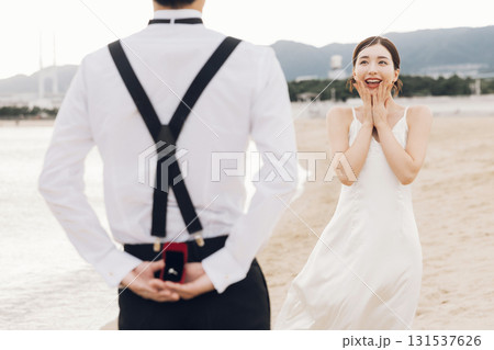 海辺のウェディングフォト 131537626