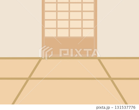畳のある和室のイラスト 131537776