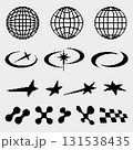 Retro Futuristic Pixel Art Y2K elements Perfect for Streetwear and Digital Fashion 131538435
