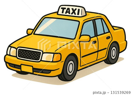 タクシーのイラスト 131539269