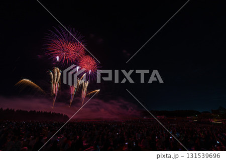 北海道芸術花火大会　モエレ沼　札幌　花火　夏 131539696