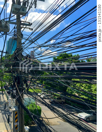 バンコクの電柱 バンコクの電柱 131541180
