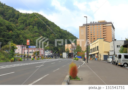 定山渓温泉東3丁目付近の風景（国道230号線沿い） 131541731