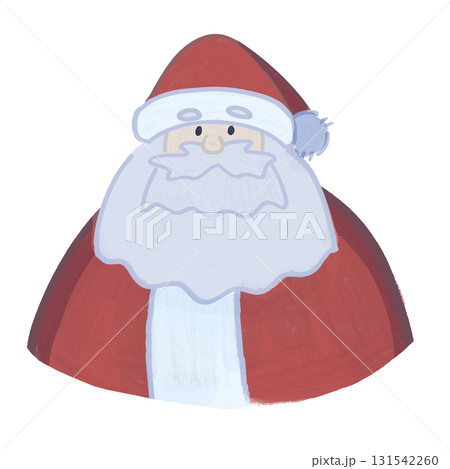 ふくよかでかわいいサンタクロースのイラスト ふくよかでかわいいサンタクロースのイラスト 131542260