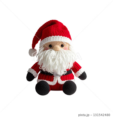 サンタのヌイグルミ（おすわり） 131542480