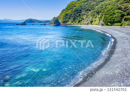 日豊海岸ビシャゴ浦 姉妹岩と黒ヶ浜 日豊海岸ビシャゴ浦 姉妹岩と黒ヶ浜 131542701