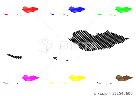 Socotra Governorate (Governorates of Yemen, Republic of Yemen) map vector illustration, scribble sketch Suqutra Archipelago map Socotra Governorate (Governorates of Yemen, Republic of Yemen) map vector illustration, scribble sketch Suqutra Archipelago map 131543600