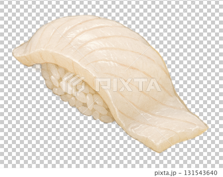 魷魚握壽司插圖（1個） 131543640