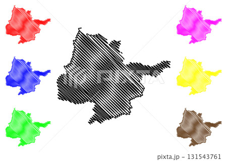 Herat Province (Islamic Republic of Afghanistan, Provinces of Afghanistan) map vector illustration, scribble sketch Herat map Herat Province (Islamic Republic of Afghanistan, Provinces of Afghanistan) map vector illustration, scribble sketch Herat map 131543761
