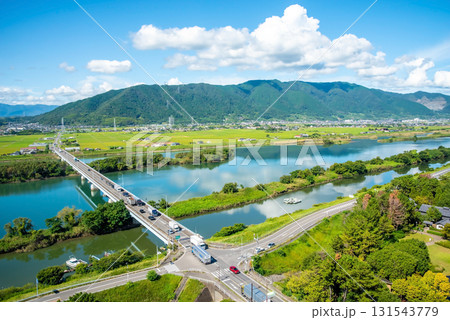 【木曽三川公園センター 】展望タワー展望室からの眺望 《岐阜県 海津市》 【木曽三川公園センター 】展望タワー展望室からの眺望 《岐阜県 海津市》 131543779