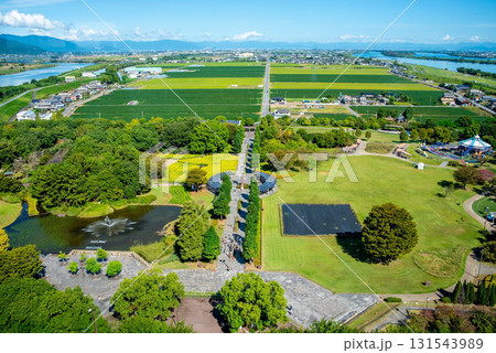 【木曽三川公園センター 】展望タワー展望室から望む北ゾーン 《岐阜県 海津市》 【木曽三川公園センター 】展望タワー展望室から望む北ゾーン 《岐阜県 海津市》 131543989