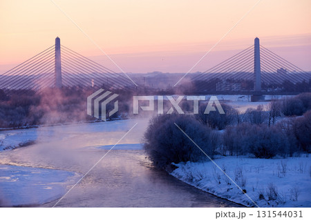 十勝川の川霧 十勝川の川霧 131544031