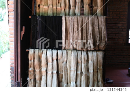 Silkworm Cocoon and Silk Production Video Mulberry Feeding Hatching Process Spinning Threads Traditional Sericulture Weaving Factory Authentic Vietnam Silk Heritage Silkworm Cocoon and Silk Production Video Mulberry Feeding Hatching Process Spinning Threads Traditional Sericulture Weaving Factory Authentic Vietnam Silk Heritage 131544343