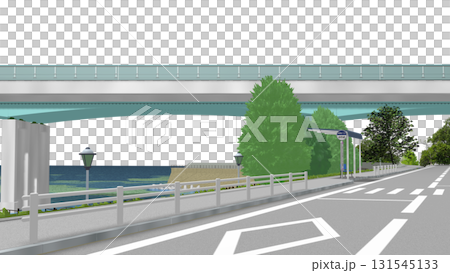 「藍色海景公園」PNG素材,可用作動畫背景。天空透明,請隨意使用。 「藍色海景公園」PNG素材,可用作動畫背景。天空透明,請隨意使用。 131545133
