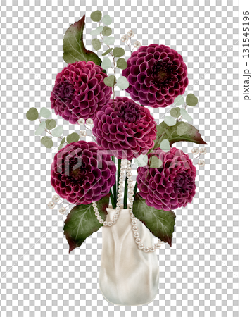 Bouquet with dahlia flowers Bouquet with dahlia flowers 131545196