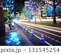 御堂筋のイルミネーションと光跡3 131545254