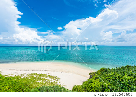 宮古島の池間島にある綺麗なビーチ 131545609