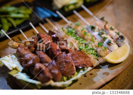 焼き鳥の盛り合わせ 焼き鳥の盛り合わせ 131546688