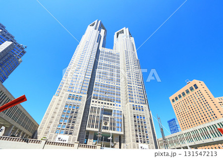 東京都新宿区、東京都庁第一本庁舎の風景 東京都新宿区、東京都庁第一本庁舎の風景 131547213