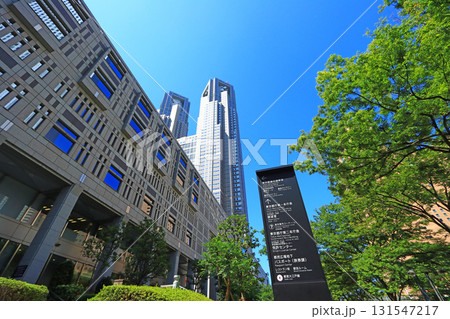 東京都新宿区、東京都庁第一本庁舎の風景 131547217