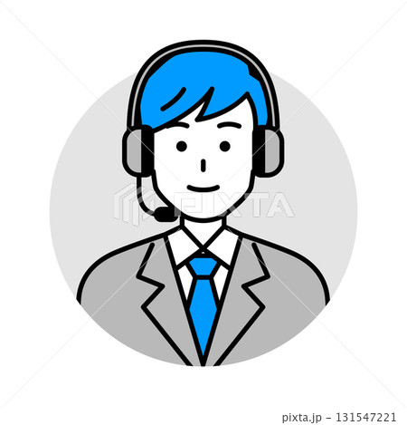 男性オペレーターのアイコン 131547221
