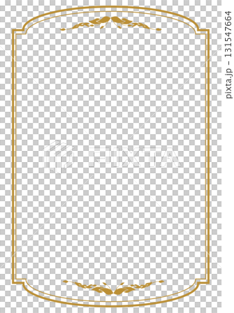 Elegant Golden Vertical Certificate Frame, wedding card frame 131547664
