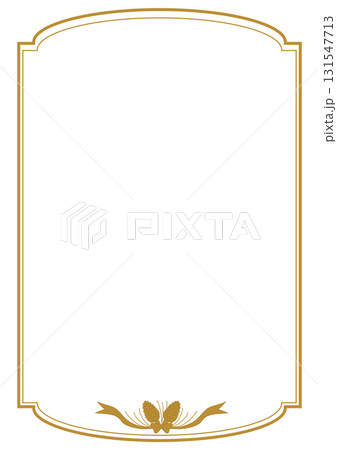 Elegant Golden Vertical Certificate Frame, wedding card frame 131547713