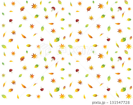落ち葉のシームレスパターン　A-1' 131547728