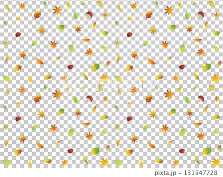 落ち葉のシームレスパターン　A-1' 131547728