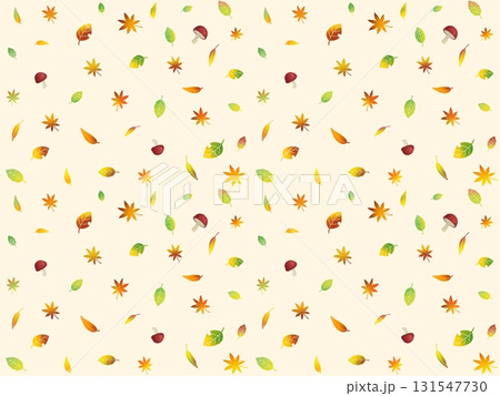 落ち葉のシームレスパターン　A-2' 131547730