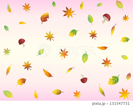 落ち葉のシームレスパターン A-3 落ち葉のシームレスパターン A-3 131547731