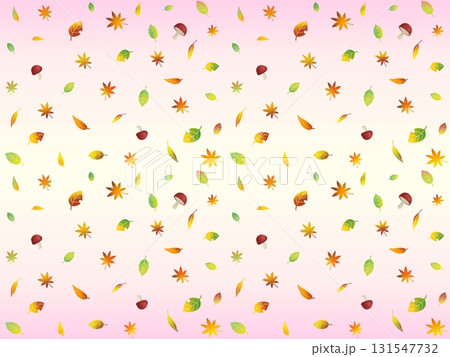 落ち葉のシームレスパターン A-3' 落ち葉のシームレスパターン A-3' 131547732